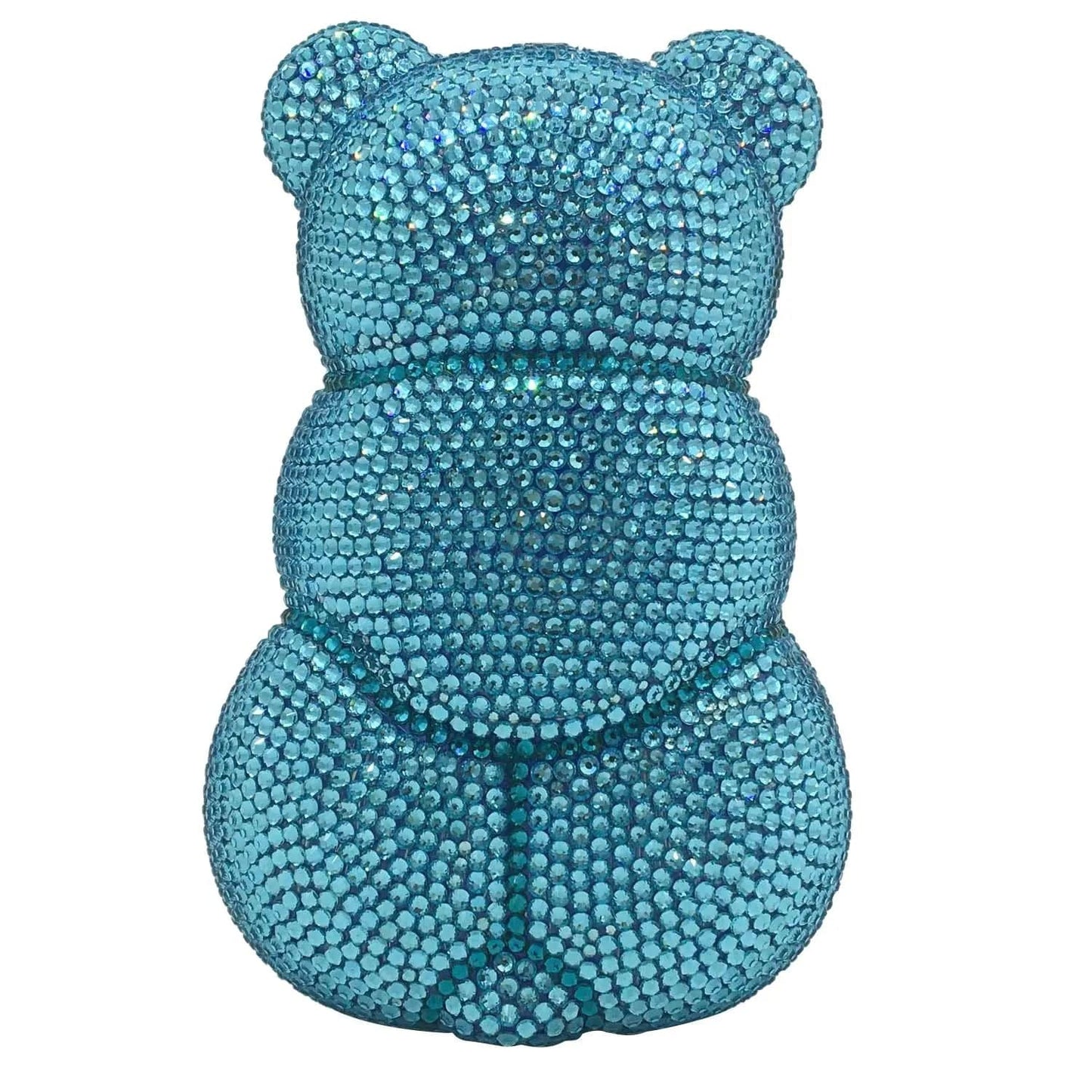 New Arrived Handmade Animal Shape Full Crystal Bag Cute Bear Purses Women Bling Rhinestone Teddy Bear Purse Bags of Crystals