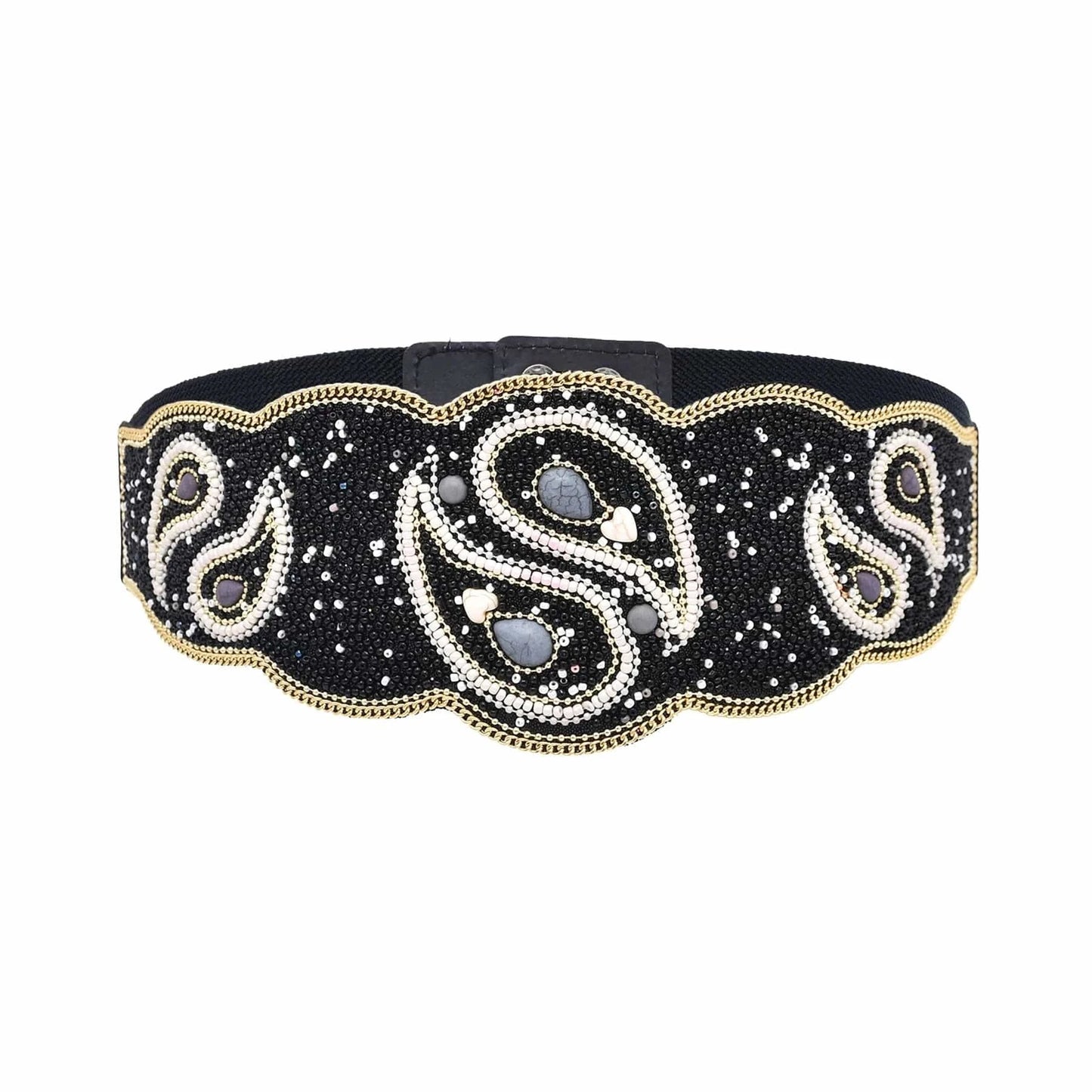 New BOHE Women Belt Formation Colorful and Multicolor Charm Personalized Belt Elastic Belt