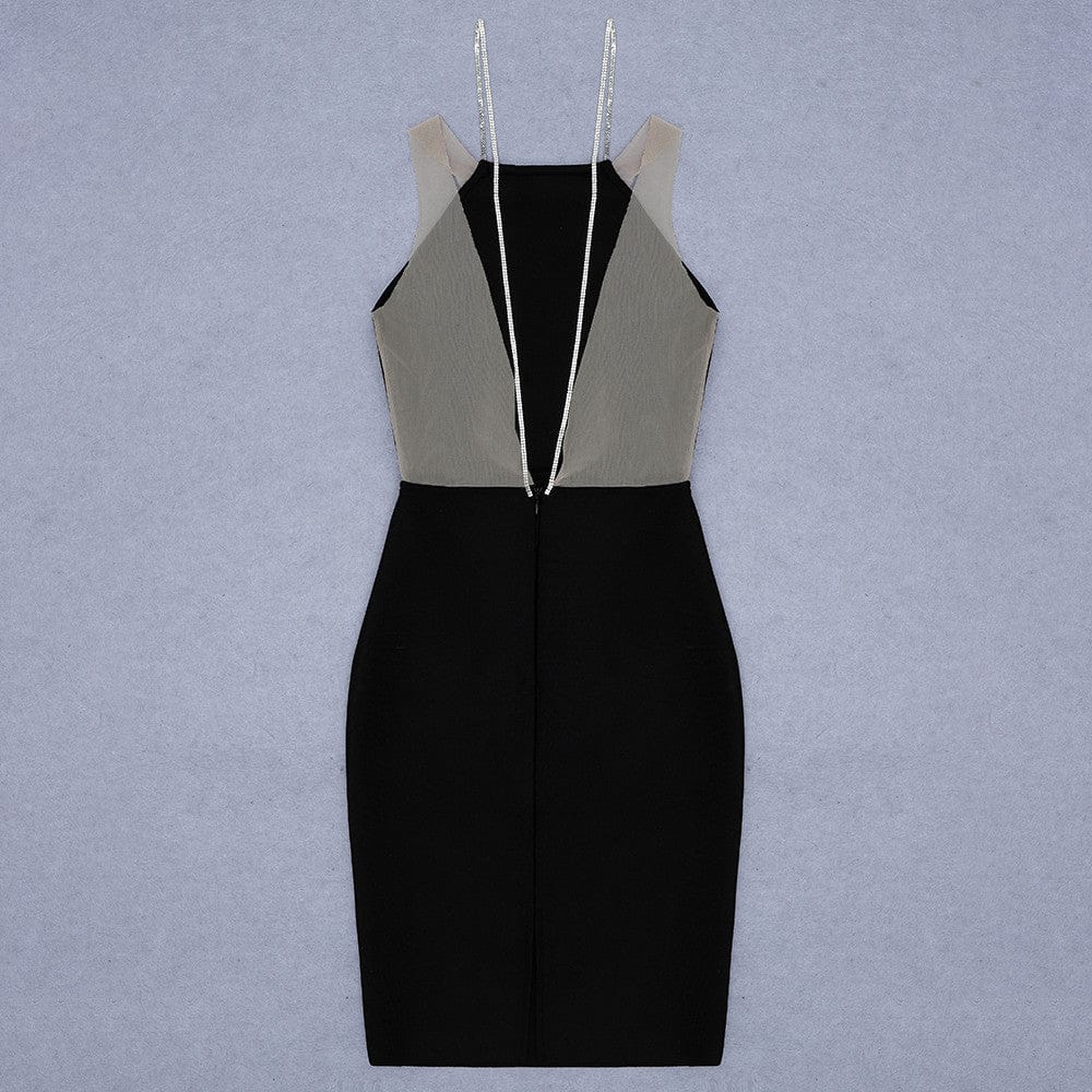 New Clothes Women Celebrity Evening Party Rayon Bandage Bodycon Dress