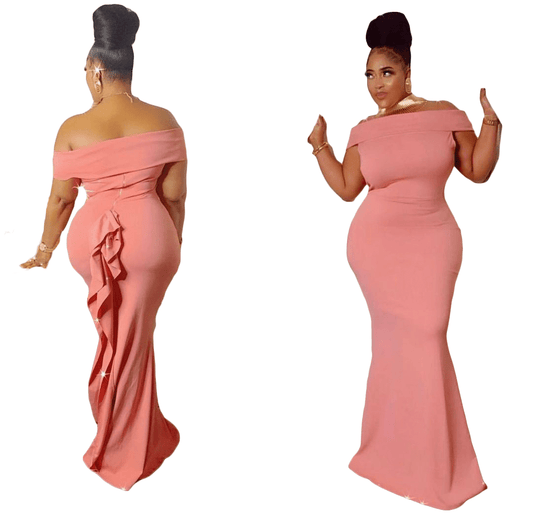New Design 2022 Evening Dresses Women Elegant Casual Plus Size Party Dress Womens Bodycon Ruffles Maxi Dresses