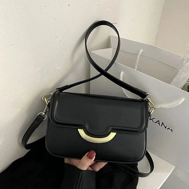 new fashion black 2023 luxury handbag strap ladies casual bags women high quality vegan leather handbag