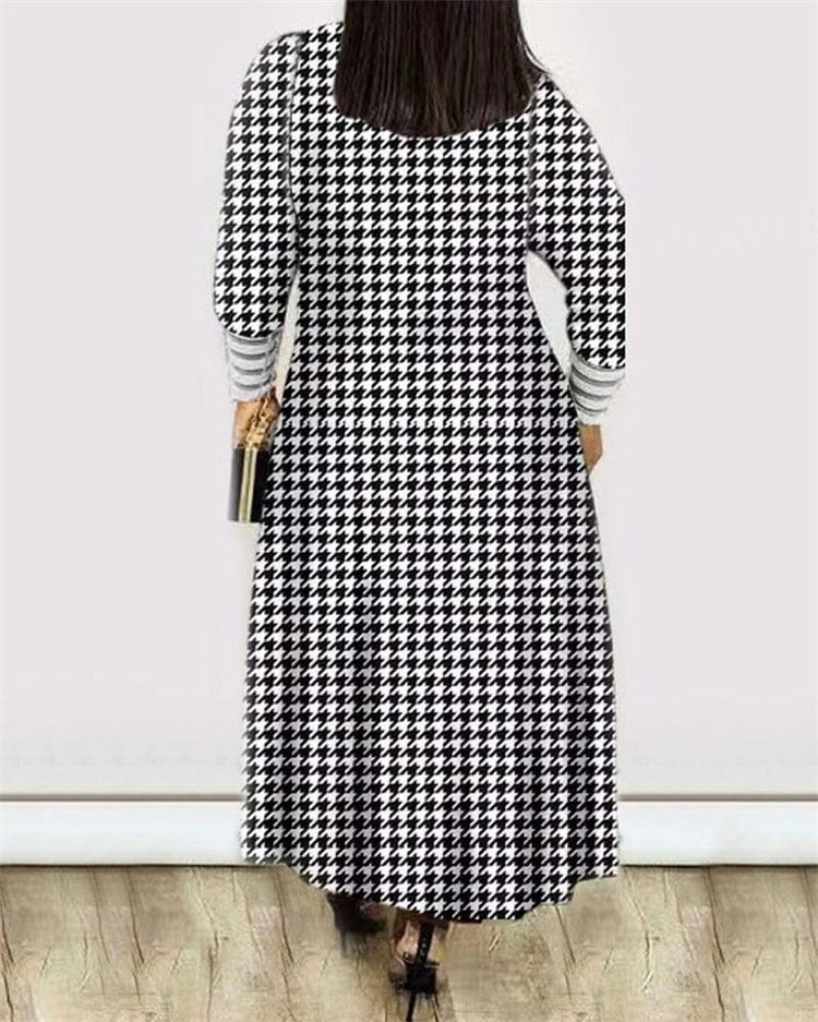 New Fashion Cardigan Windbreaker Loose Long Sleeve Vertical Casual 3XL Cloak Plaid Retro Sexy Coat