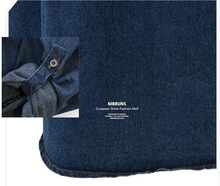 New Fashion European Women Spring Slim Long Denim Dress Ladies Plus Size Loose Casual Dress Girls Summer Jeans Clothing