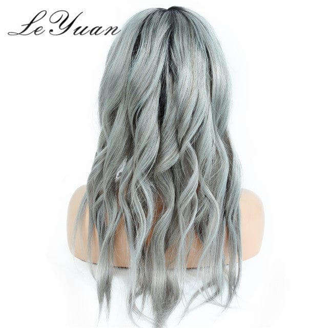 New fashion light ash  human hair wig,cheap price walmart lace wig