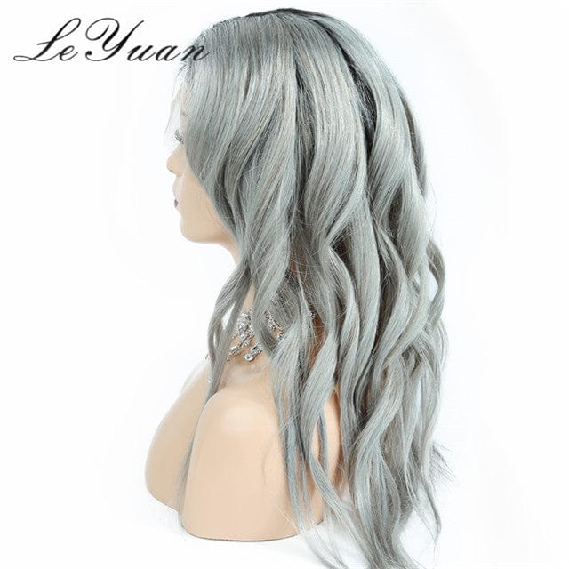 New fashion light ash  human hair wig,cheap price walmart lace wig