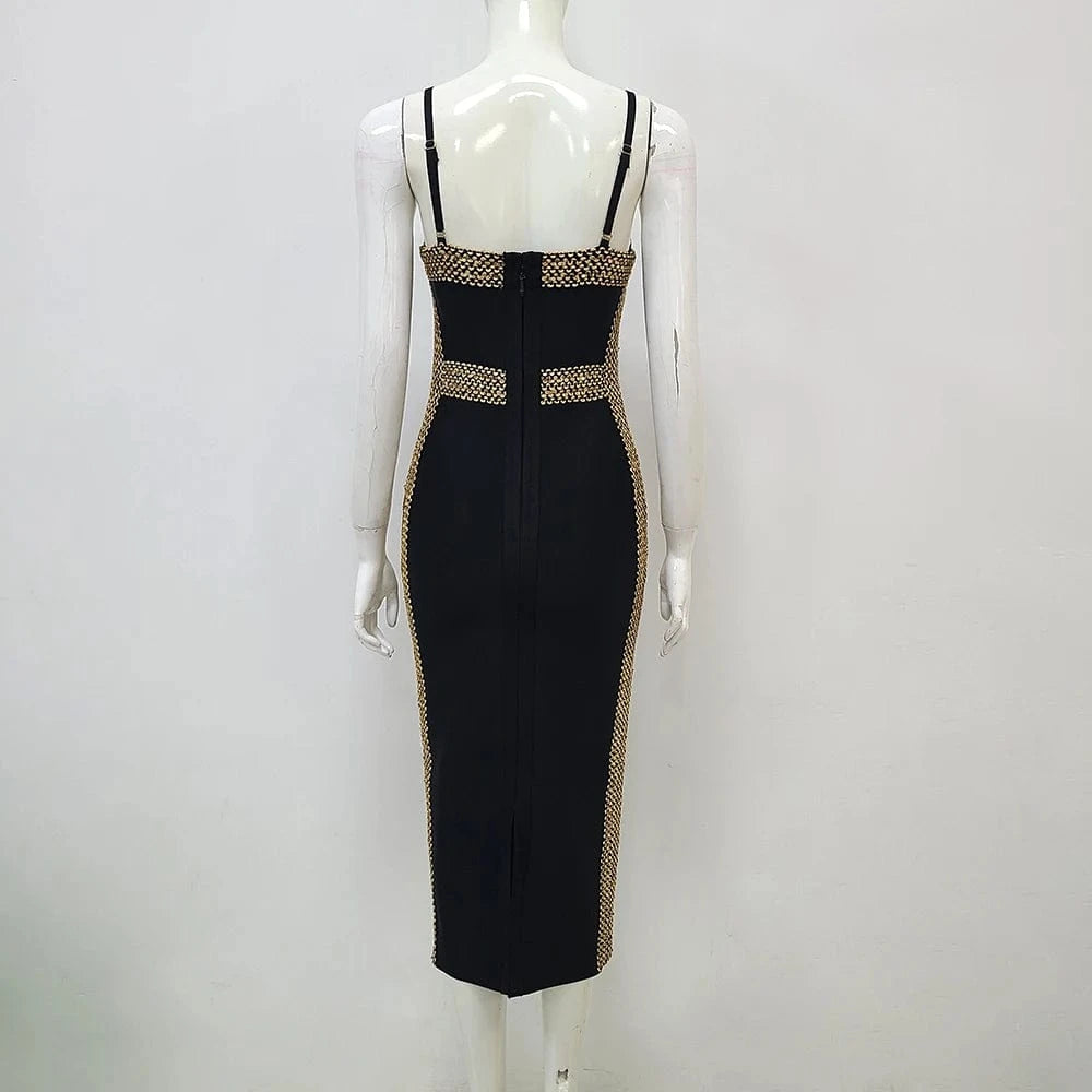 New Fashion Stock and Ready for Ship Sexy Celebrity Night Club Runway Bodycon Party Dress