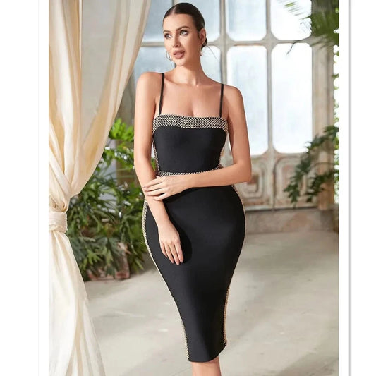 New Fashion Stock and Ready for Ship Sexy Celebrity Night Club Runway Bodycon Party Dress