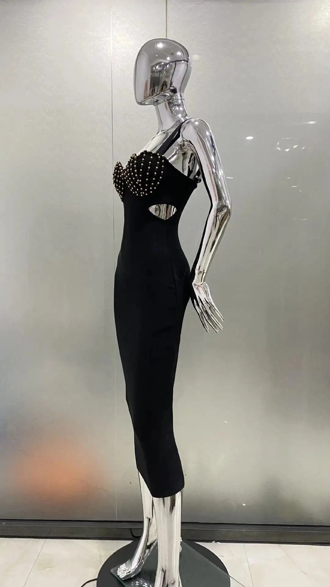 New Fashion Women's Bodycon Sleeveless Strap Celebrity Party Bandage Evening Dresses