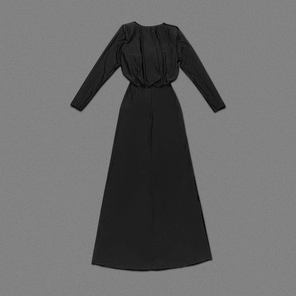 New Fashion Women's Elegant Hollow Out Cross Maxi Dress Party Club Prom Dresses