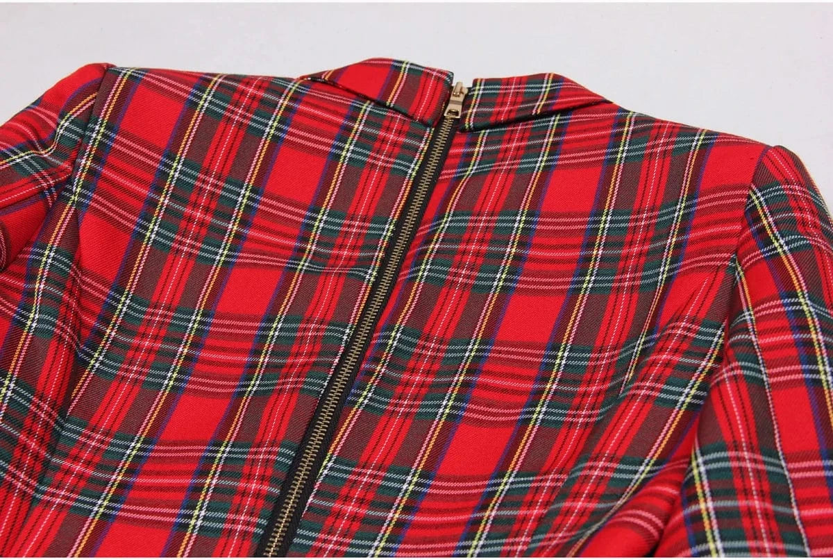 New Fashionable Ladies Red Long Sleeves Business Suit Dresses Casual Blazer Coat