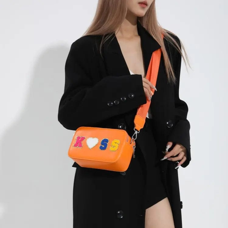 New High Quality Box Shape Women's Bag Girl Small Square Bags Female Shoulder Handbag Messenger Bag With Wool Letters