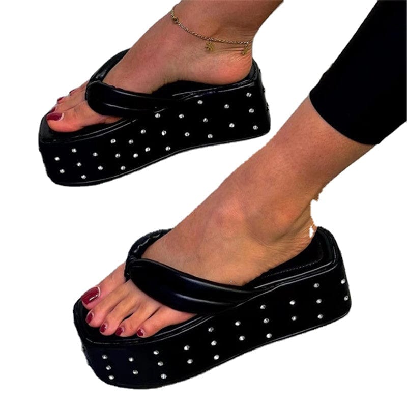 New hot sale slippers wedges flip flops sandals for women shoes new design slippers trading companies