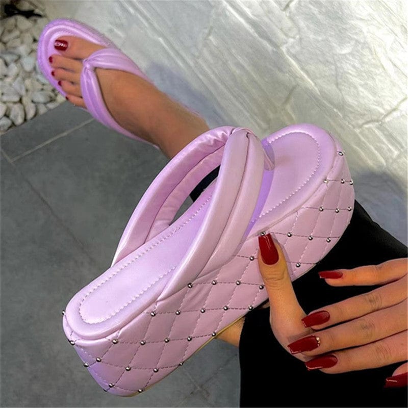New hot sale slippers wedges flip flops sandals for women shoes new design slippers trading companies