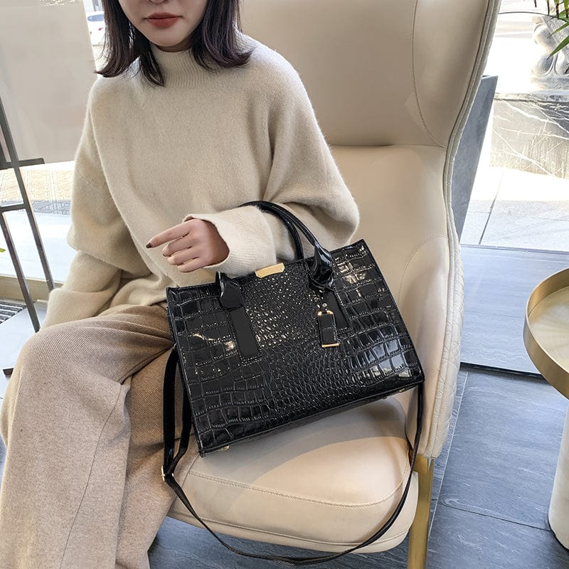 New Lady Set Bags Outdoor PU Leather Waterproof Elegant Large Capacity Women's Shoulder Bag Messenger Bags
