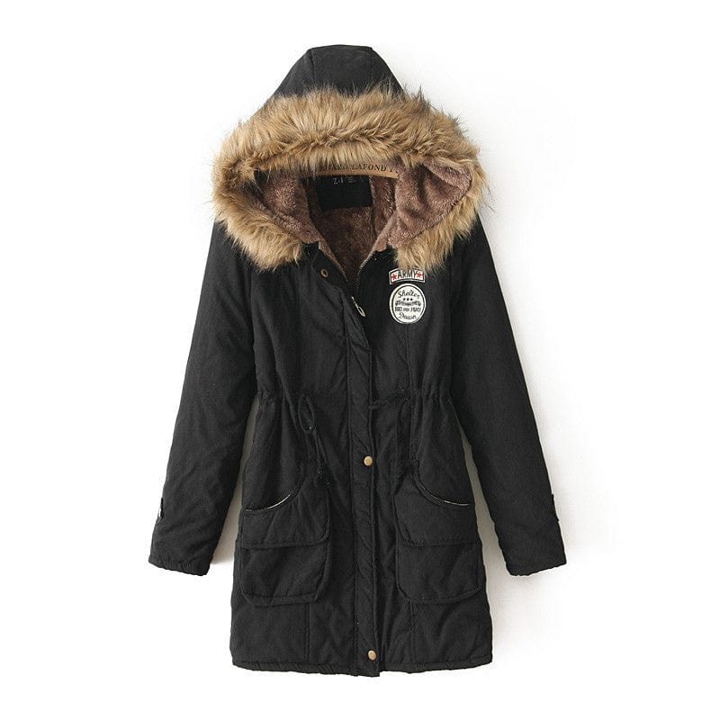 New Long Casual Parka Thickness Plus Size 5XL Coat Snow Outwear Coldker Varsity Jacket For Women Yellow Winter Coat Clothes