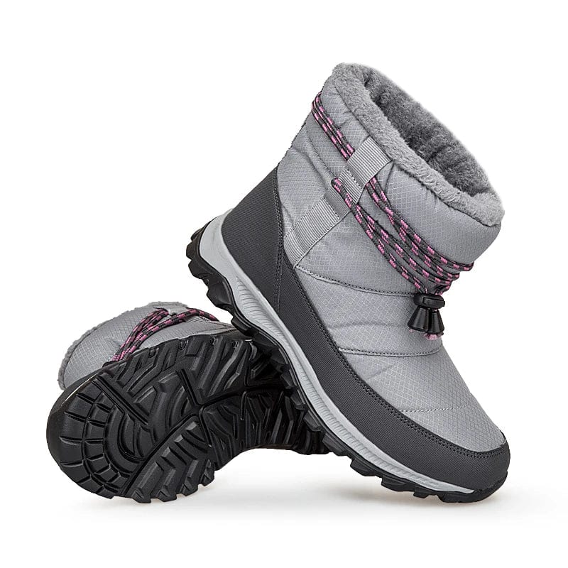 New models wholesale high quality women wellington boots fur waterproof elastic slip-on shoes big size 47# brand USA hot 2023