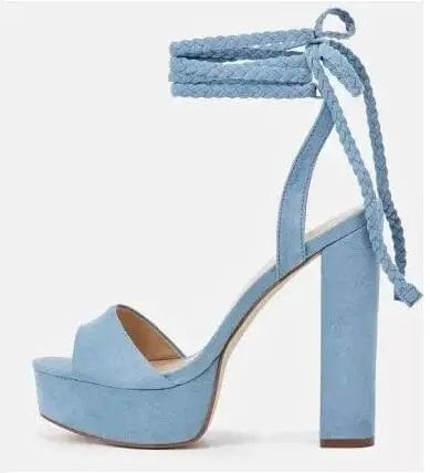 New Plataformas Sandalias Summer New Design Thick Sole High Heels Ladies Chunky Platform Sandals for Women