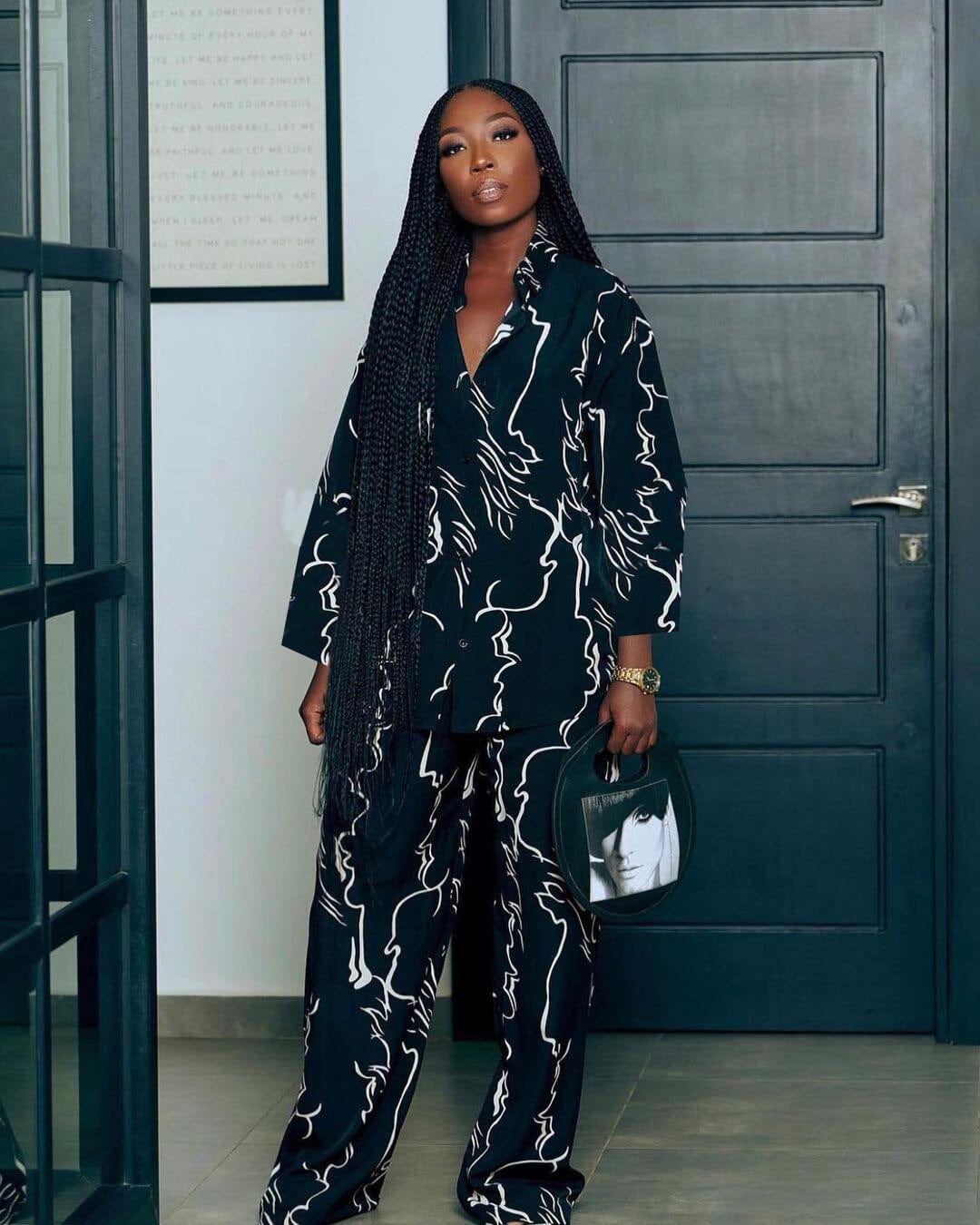 New Printed Long Sleeve Shirts And Pants 2 Piece Set Casual Loose Women's Sets 2 piece outfit set women