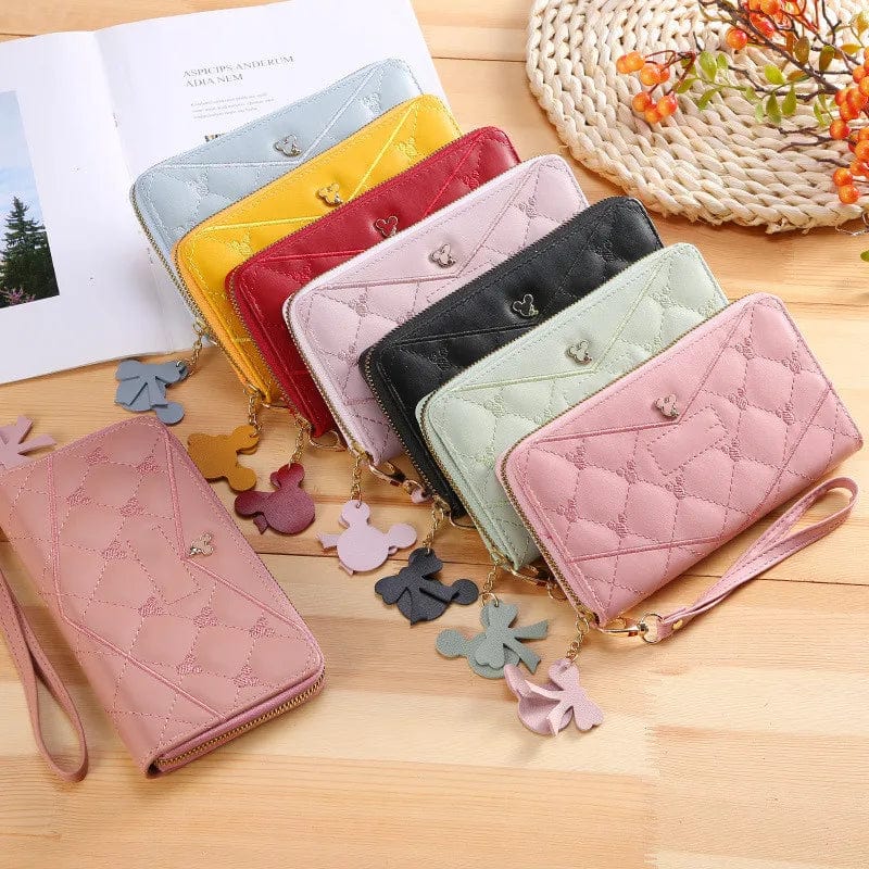 New Purse Embroidery Ladies Wallet Coin Purse Large Capacity Zipper Luxury Wallets For Ladies