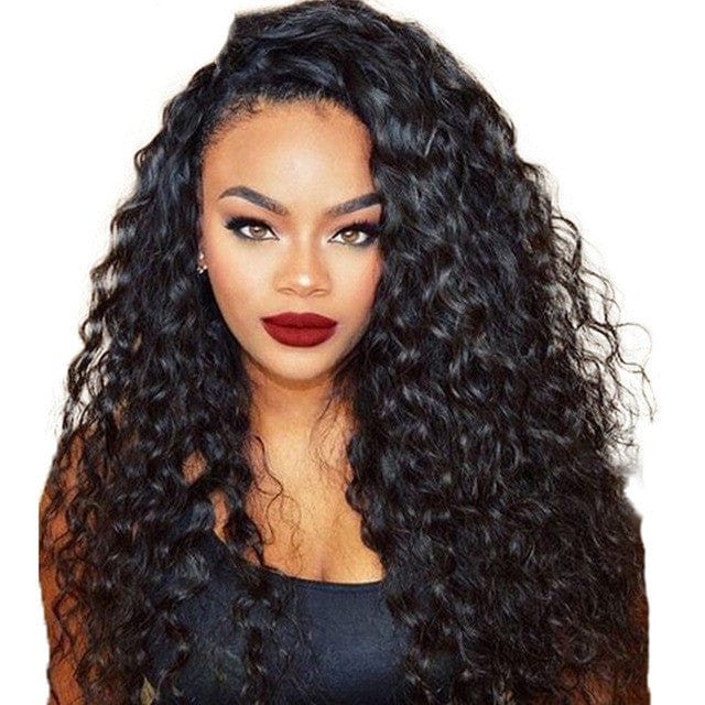 New stock can beauty lace front wigs in miami,wholesale weaves and wigs,100% curly wigs human hair lace for bald black women