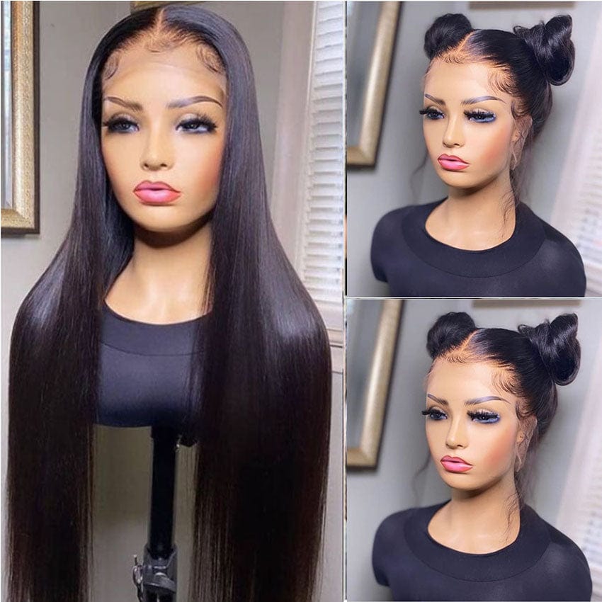 New Style Human Hair Lace Wigs Vendors Wholesale Cheap Brazilian Raw Virgin Hair 13X4 Swiss Lace Frontal Wigs For Black Women