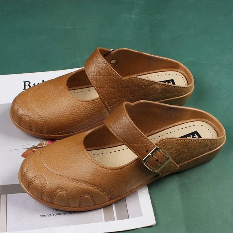 New Style Sandals Light Weight PVC Women's Low Heel Sandals Flat Shoes Women Slippers