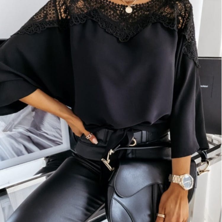 New Style Wholesale Clothes Fashionable Crop Tops Office Ladies Wear White Blouse Women over sized t-shirts for womens