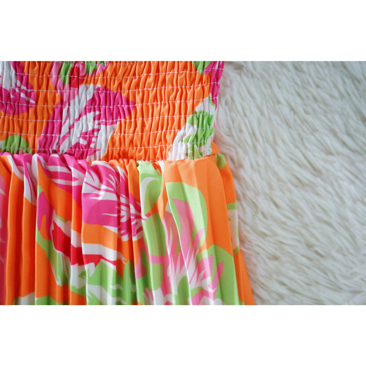 New trendy casual sexy sleeveless tube top wide leg jumpsuit crinkle floral print lady elegant jumpsuit for women