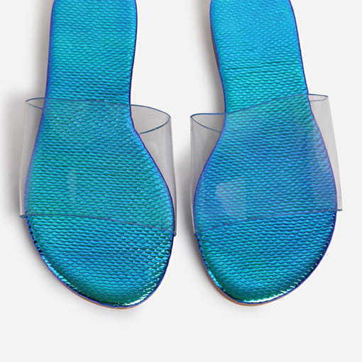 New trendy Gorgeous glitter sandal for women  Slip-on Solid Jelly Clear Slides  Femme  Sandalias Mujers