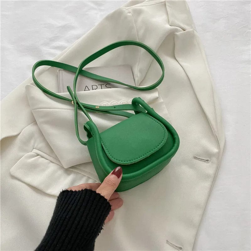 New Trendy High quality Casual Clutches Candy Color PU Kids Messenger Bag Mini Purse For Children Handbag