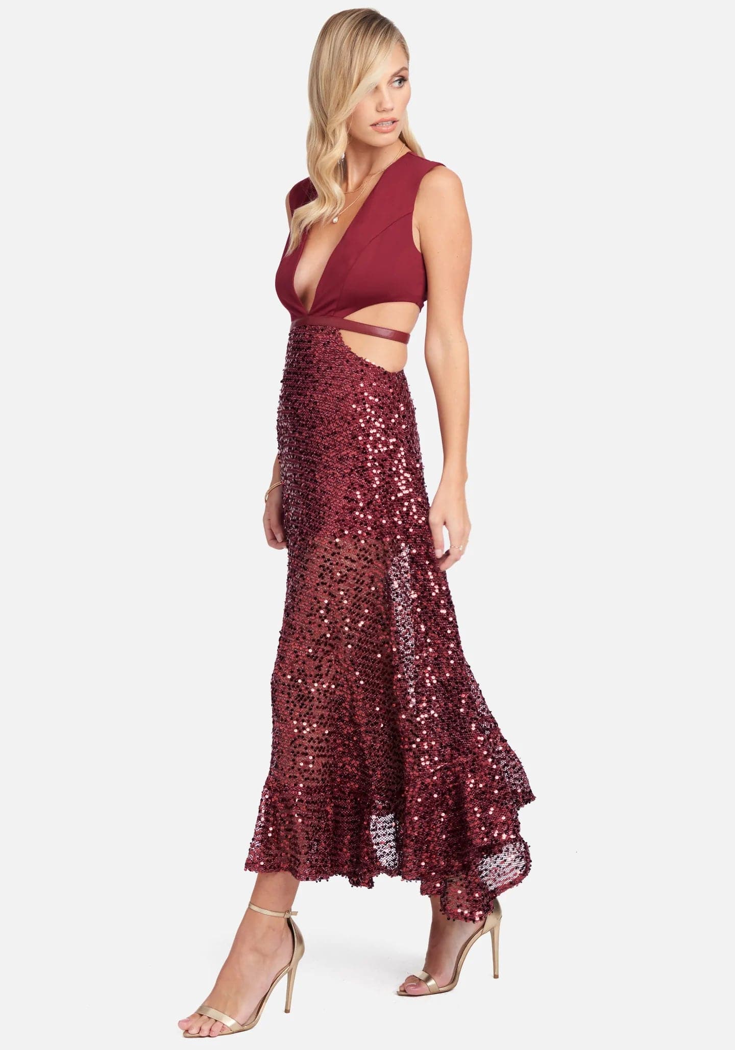 New V Neck Fashion Women Celebrity Night Clubwear Party Long Sexy Evening Dress