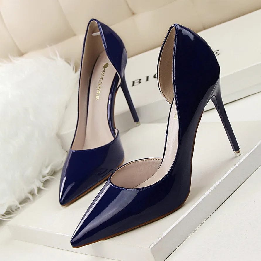 New Women Korean Fashion simple Sexy high heels Slippers Shallow pointed mouth thin mature sexy women High Heel Sandals