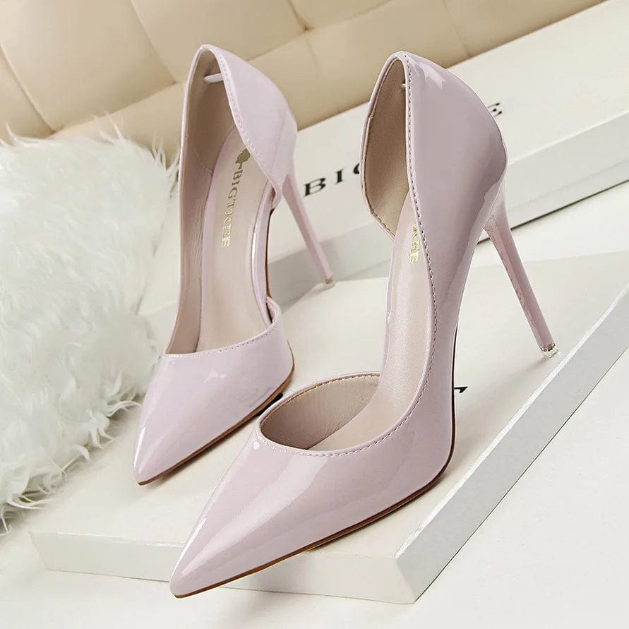 New Women Korean Fashion simple Sexy high heels Slippers Shallow pointed mouth thin mature sexy women High Heel Sandals