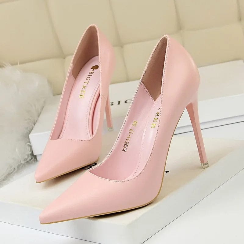 New Women Slippers Korean Fashion simple Shallow pointed mouth thin High Heel Sandals mature sexy women Sandals