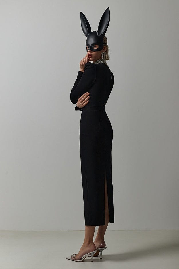 New Women Spring New Fashion Sexy Simple Bandage Dress Long Dress