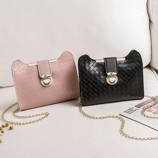 Newest Solid Color Ladies Crossbody Hand Bags Chain Shoulder Bag Handbags For Women