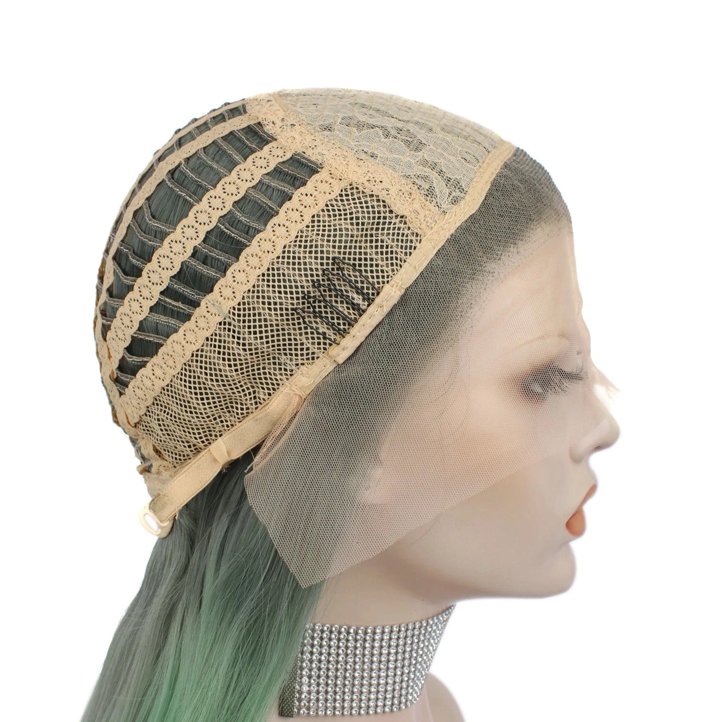 NH8-2108-02-GL Wholesale Heat Resistant Long waves ombre  Futura Matte Fiber Cosplay Luxury Synthetic Lace Front Wig For Women Drag Wigs