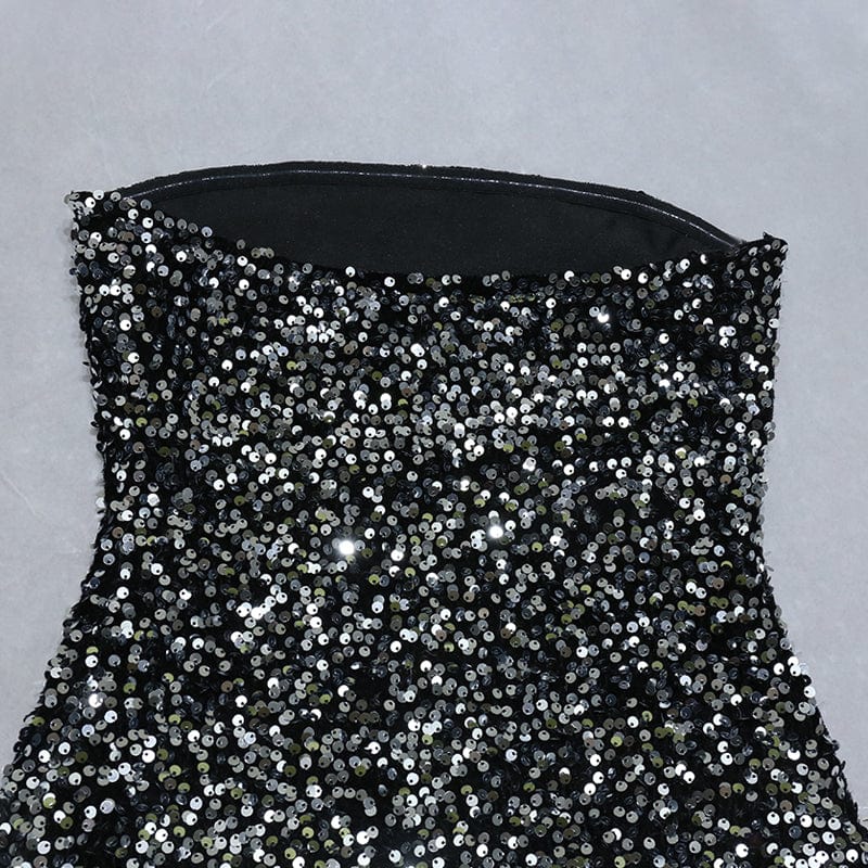 Night Party Dresses Women Sexy Sequin Velvet Lady Elegant Casual Dinner Vestidos Cortos Dress