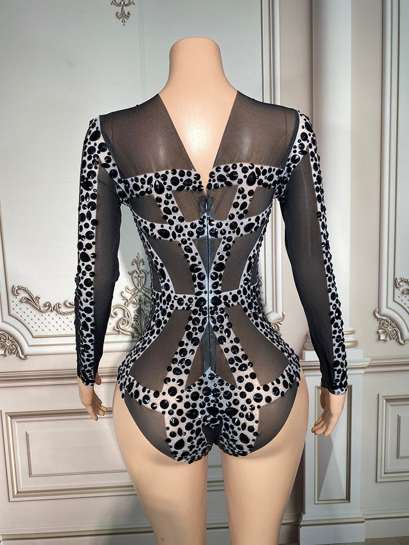 Novance Y2901 Fashion Women Sexy Bodysuit Adult Costumes Women Wings Performance Wear Leopard Print Women Costume Sexy