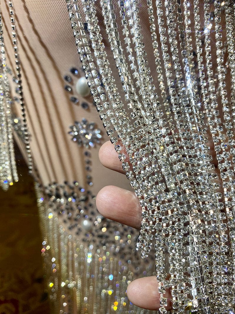 Novance Y2904 Ball Gown Evening Dress Suit Women With Tassels Prom Dress Ball Gown Elegant Wedding Birthday Party Wear 2023