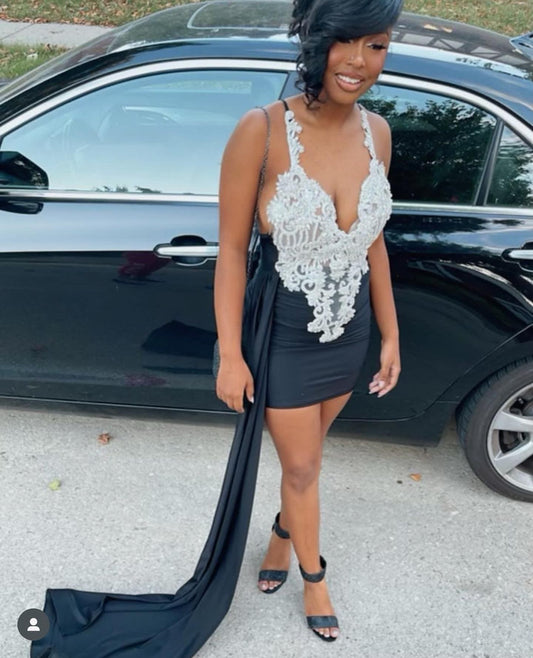 Ocstrade Female 2023 New Arrivals Sparkly Crystal Party Rhinestone Black Dress Sleeveless Elegant Open Back Dresses For Women