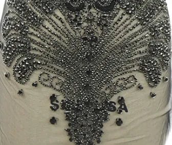 Ocstrade Luxury Mesh Evening Dress Crystal Beading Silver Sleeveless Designer Gold Rhinestone Diamond High End Prom Dress Party