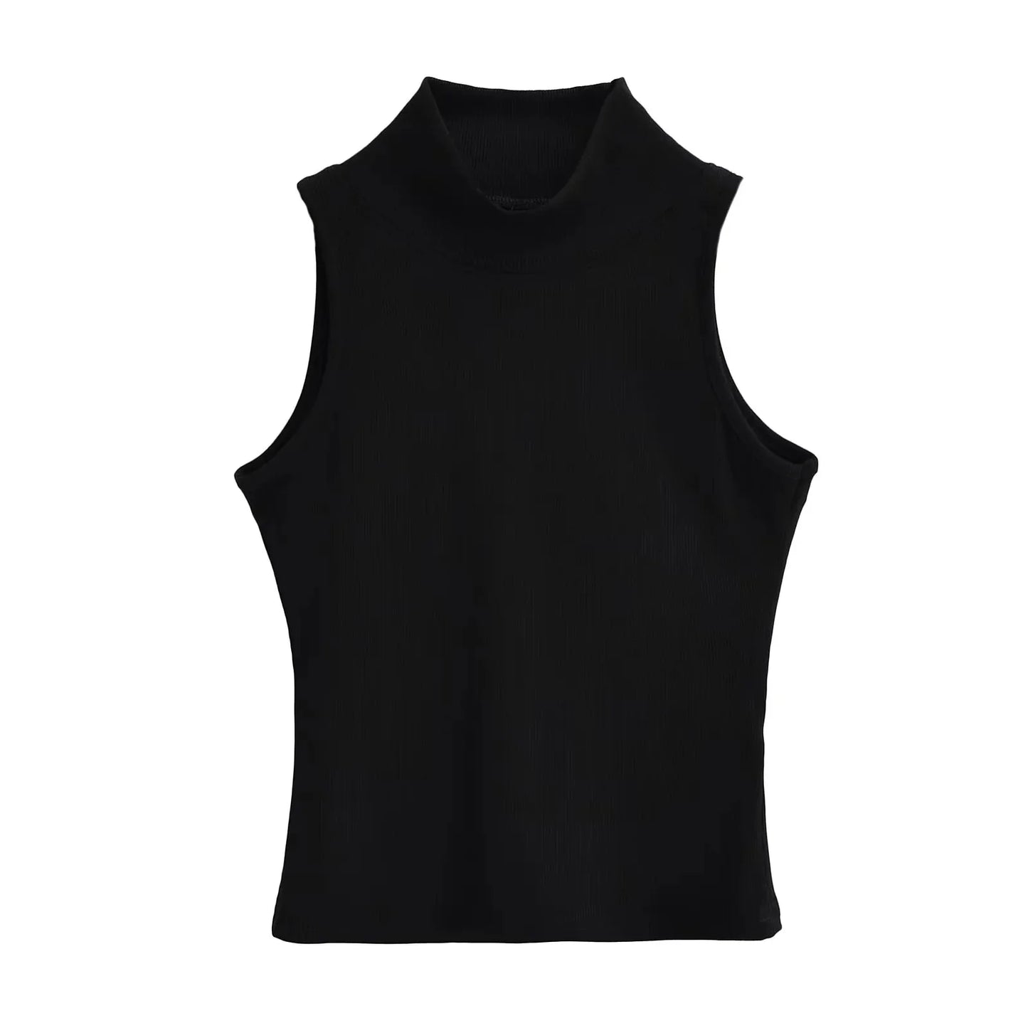 OEM Cropped Women's Solid T-shirt Tank Top Streetwear Stretch Rib Knit Modal Casual Tank Top Women