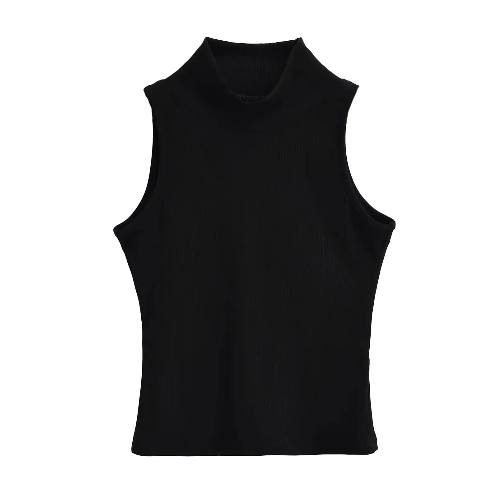 OEM Cropped Women's Solid T-shirt Tank Top Streetwear Stretch Rib Knit Modal Casual Tank Top Women