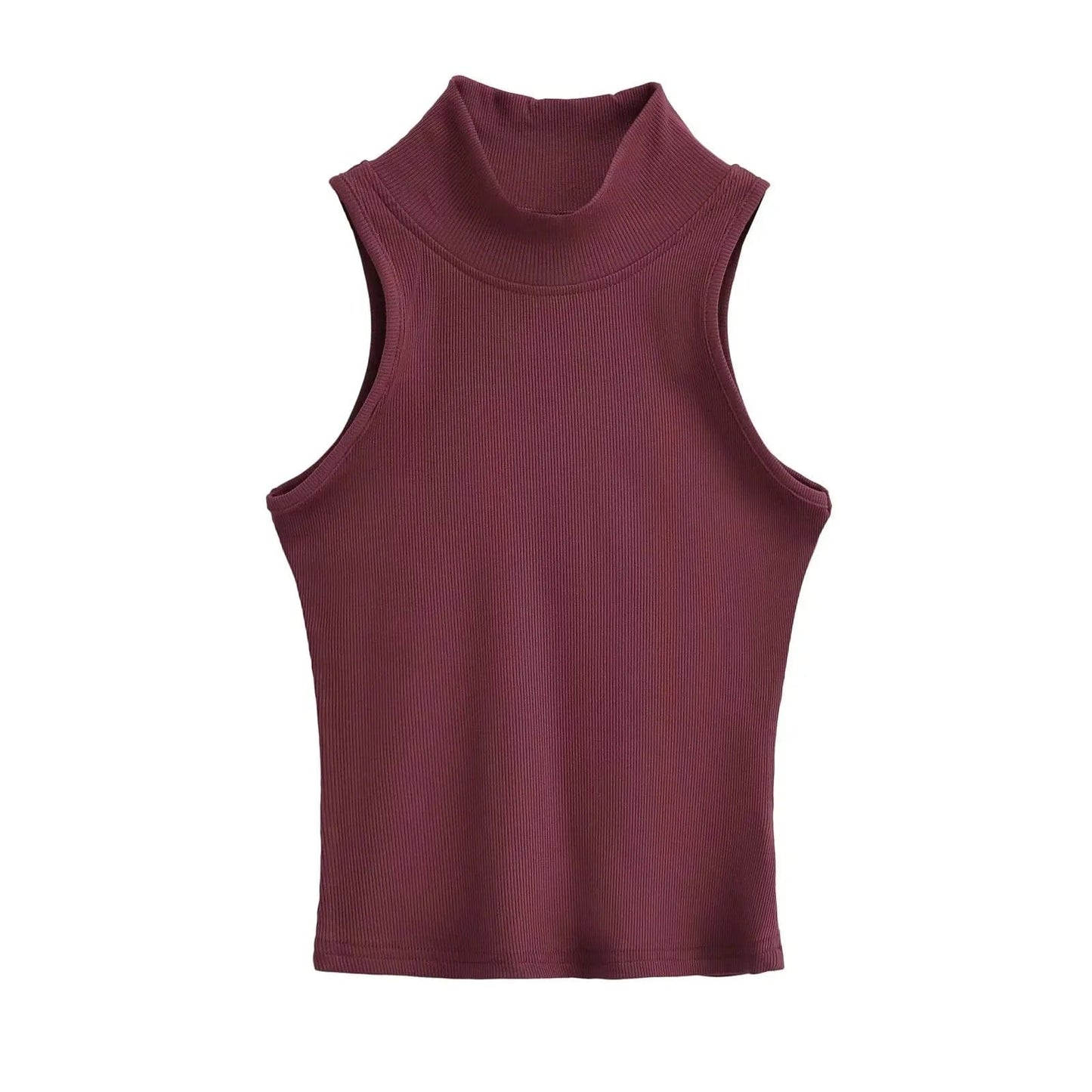 OEM Cropped Women's Solid T-shirt Tank Top Streetwear Stretch Rib Knit Modal Casual Tank Top Women