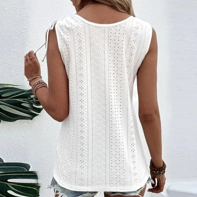 OEM Factory Casual Wear Knitted U-neck Solid  Sexy Women Vest