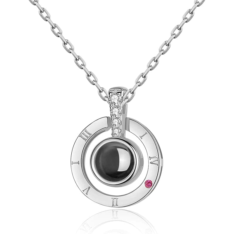 OEM&ODM 925 Sterling Silver Pendant Necklace I Love You Necklace 100 Languages Love Necklaces for Women Girlfriend