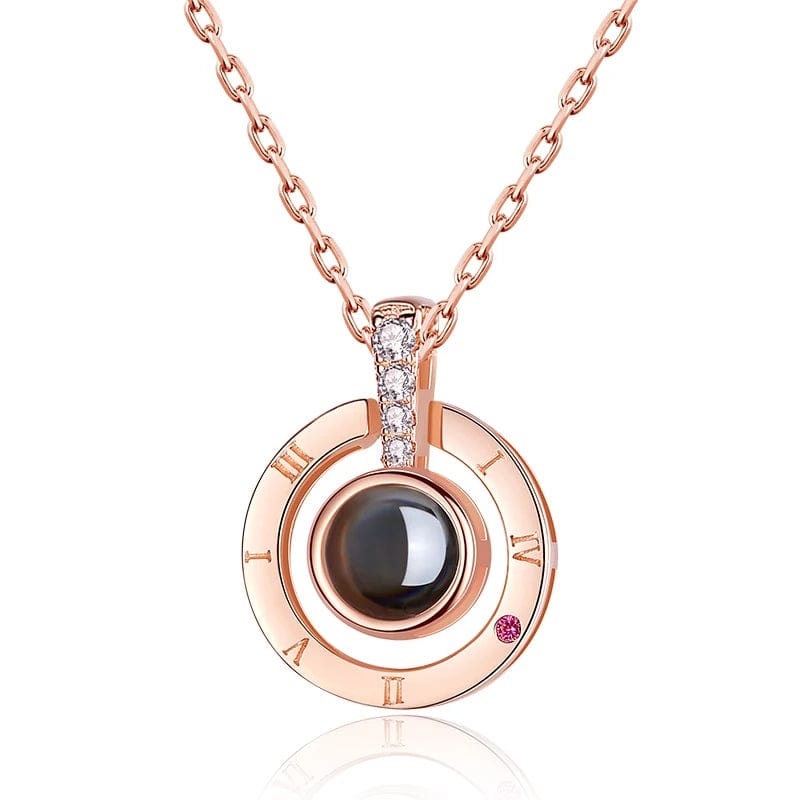 OEM&ODM 925 Sterling Silver Pendant Necklace I Love You Necklace 100 Languages Love Necklaces for Women Girlfriend