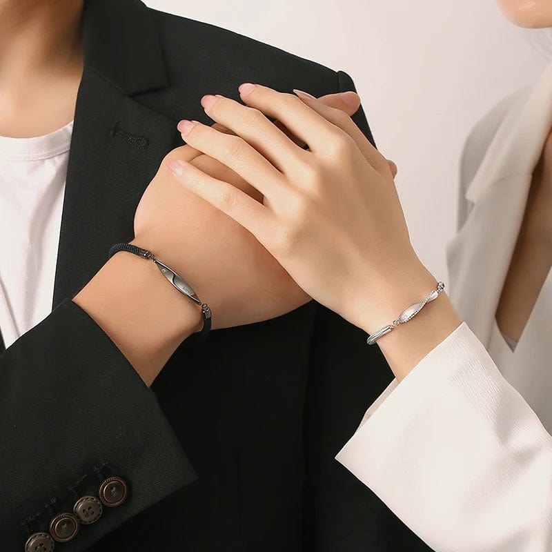 OEM&ODM New Fashion Adjustable Braided Rope 925 Sterling Silver Infinity Bracelet