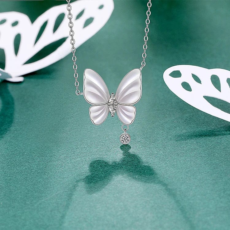 OEM&ODM VANA Sterling Silver Necklace Lovely Butterfly Charm Beautiful Noble Woman Statement Ladies Collar Necklace
